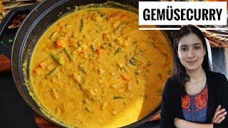 Cremiges Veg Korma zum Genießen | Indisches Gemüsecurry mit Kokosmilch | Einfach & Köstlich!