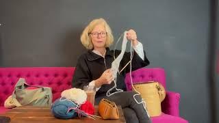 View into the knitting basket / Brigitte Zimmermann opens her bag