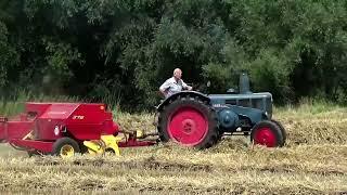 Landb. Flamand - Brakel - Lanz Bulldog D40-16 met New Holland 376