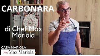 PASTA ALLA CARBONARA - TUTORIAL - Ricetta di Chef Max Mariola