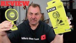 Ryoby Lithium USB Fan -  Ryobi Personal Fan - Ryobi Camping Fan - Unboxing and Review