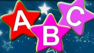 ALPHABET - ABC song with Cute Star shape | Alphabet Song | Phonics Song | NURSERY RHYME