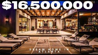 Touring a $16,500,000 Luxury Home in Atlanta #atlneighborhoods #homesweethome #realestate