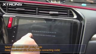 How to use OBD02 on XTRONS Android unit