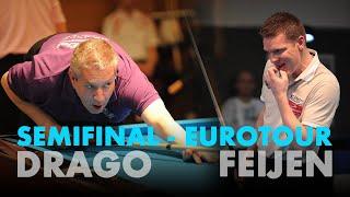 Tony DRAGO vs Niels FEIJEN | Semifinal   EUROTOUR | commentary by Ralph Eckert and Mike SIEGEL