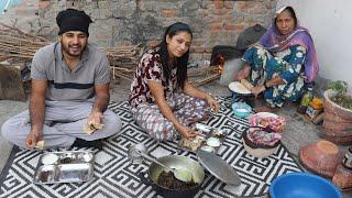 ‌ਸਾਡੀ sunday ਦੀ full routine  | village life of Punjab | healthy family ️