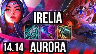 IRELIA vs AURORA (TOP) | Legendary, 700+ games, 10/2/2 | EUNE Master | 14.14