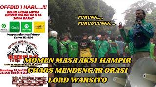 DEMO DRIVER ONLINE JAWA BARAT HAMPIR CHAOS GARA GARA ORASI YANG SATU INI || DEMO OJOL JAWA BARAT