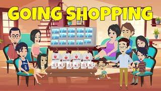 Going Shopping - English Conversations -  Beginner to Intermediate Level Dialogues