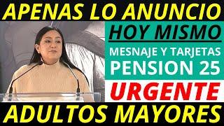 ATENCIÓN️ ARIADNA MONTIEL REVELA MENSAJE PARA ADULTOS MAYORES Y ENTREGA DE TARJETAS BIENESTAR.