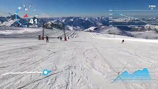 Glacier 3400, Les 2 Alpes, France, Ski piste Jandri 5, Les Deux Alpes