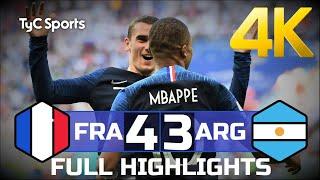 Francia - Argentina (4-3) 4K (Relato Argentino) Resumen & Goles Tyc Sports