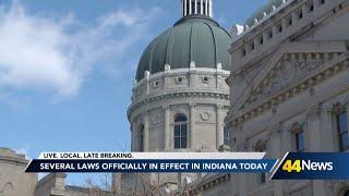 New laws officially take effect in Indiana