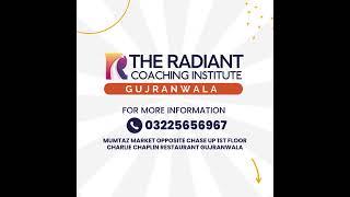 The Radiant Coaching Institute Gujranwala | Best Digital Marketing Institute | Learn Advanced Skills
