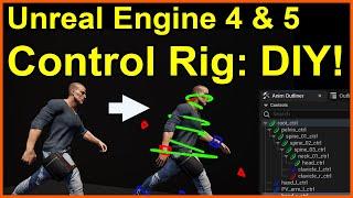 Unreal Engine 5 (&4): Build a Control Rig from scratch. #UE5 #UnrealEngine #ControlRig