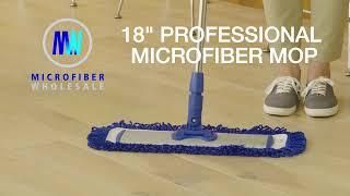 Best Microfiber Mop For Hardwood, Tile, Laminate, Vinyl, or Stone Floors - Cleans With Just Water!