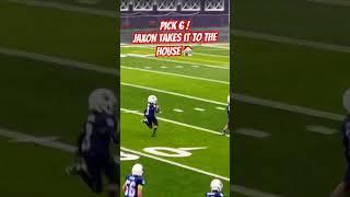 PICK 6 FOR JAXON ZAPATA #podcast #zapata #nfl #motivation #football #vivazapata
