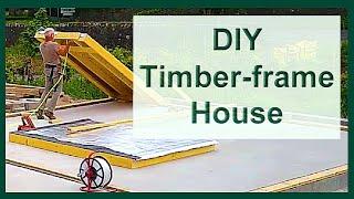 DIY Timber-Frame House Panels.