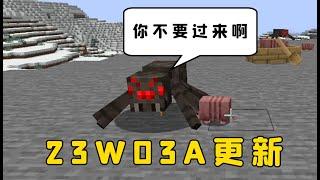 我的世界：2024年第一個快照版本，犰狳加強，蜘蛛：我不同意！#MC #Minecraft #我的世界