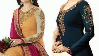 Buy Latest Party Wear Salwar Suits / Gown Dupatta Suit Designs || contrast dupatta suit / Party Wear