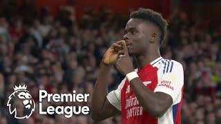 Bukayo Saka thunders Arsenal 1-0 in front of Liverpool | Premier League | NBC Sports