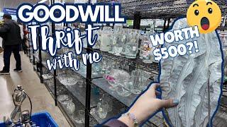 Worth 500?! And I'm KEEPING IT | Goodwill Thrift With Me | Reselling on Niknax