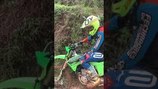 Kx 450 aula como subir um paredão recado para Wellington Garcia !!!#enduro #kawasaki