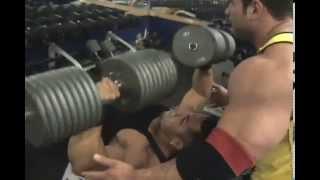 Jonathan Irizarry Incline Presses 180's!