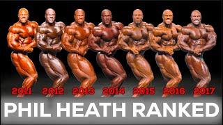 Worst to Best - Phil Heath Olympia Winning Physiques Ranked