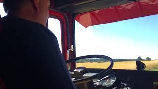 scania lbs 141 driving trough danmark