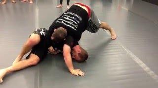 Dean Lister sparring vs Guy van Polanen of Lion's Den Leiden