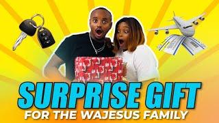 SUPRISE GIFT TO @THEWAJESUSFAMILY || THEIR REACTION WAS PRICELESS