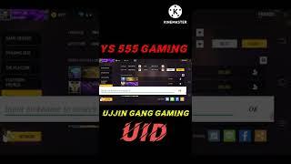 YS 555 Gaming #Ujjain Gang # Uid #garenafreefire # Shorts