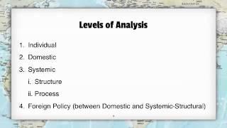 Levels of Analysis