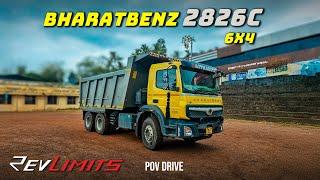 2023 BharatBenz 2826C 6x4 | 35 Ton Tipper Truck | 7.2L 191KW | POVDrive#236 | RevLimits #bharathbenz