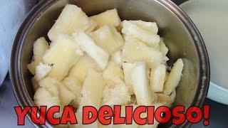 Como cocinar yuca receta fácil