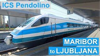 Onboard the Scenic InterCity Slovenia’s High-Speed Tilting Pendolino Train from Maribor to Ljubljana