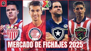 Nuevos FICHAJES CONFIRMADOS y Rumores para el Clausura 2025 - Toluca VA por TORRO, Jardine Botafogo