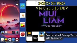 MIUI - LIAM V14.0.23.3.13 For Poco X3 Pro || Benchmarks & Gaming Test With Fps Data