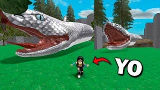 ESCAPA DE LA SERPIENTE GIGANTE  ROBLOX | Los juegos más insanos de 