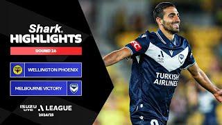 Wellington Phoenix v Melbourne Victory - Shark Highlights | Isuzu UTE A-League 2024-25 | Round 26