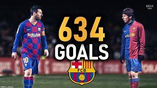 Lionel Messi - All 634 Goals for Barcelona (2004-2020) | HD