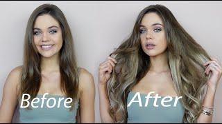 how to put in and blend hair extensions | GOO GOO HAIR EXTENSIONS