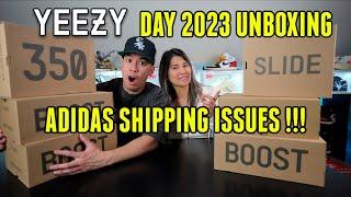 YEEZY DAY UNBOXING HAUL !!! ADIDAS MESSED UP !!! MAJOR SHIPPING ISSUES