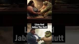 Lizzo and Jabba The Hutt 