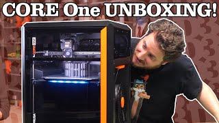 The Prusa 3D CORE One!! Unboxing and Testing LIVE