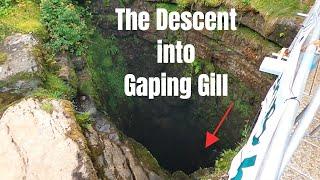 Lowered 321ft Underground into a Cave - Gaping Gill Winch - Ingleborough, Clapham, Yorkshire Dales