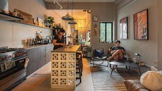 A Playful Young Couple's 1900s Shophouse With Unique Vintage Furniture And Decor