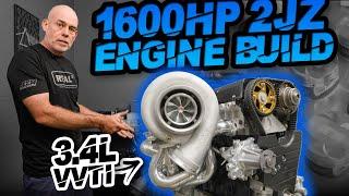 Building a 1600HP 2JZ-GE VVTI | 3.4L Stroker (Engine Build - Jay’s Tech Tips)