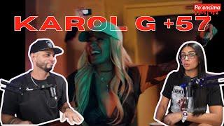 KAROL G, Feid, DFZM ft. Ovy On The Drums, J Balvin, Maluma, Ryan Castro, Blessd - +57 (Reaccion)